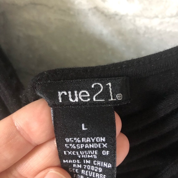 Rue 21 black romper - Picture 4 of 4